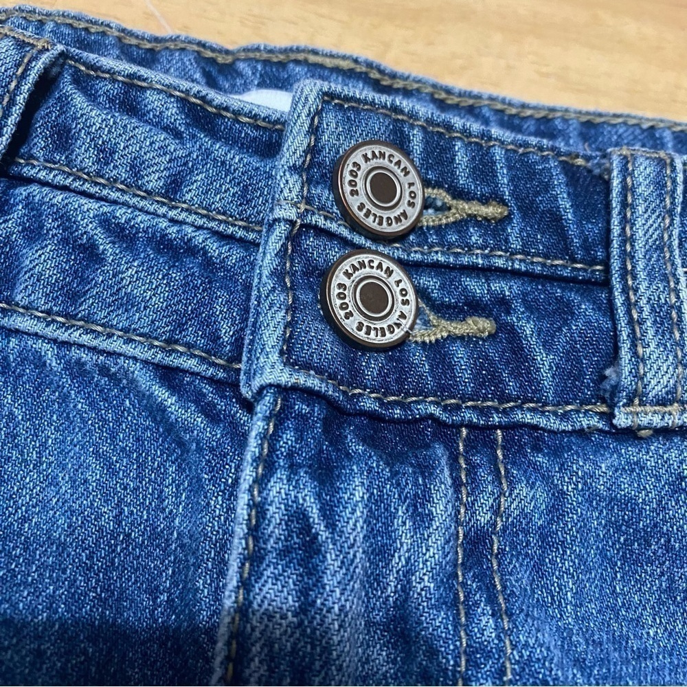 Kancan On The Move High Rise Double Button Denim … - image 7